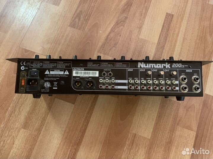 Микшерный пульт dj, numark 200fx mk2