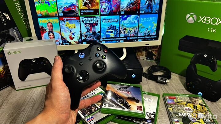 Xbox One + 947 игр Доставка и Гарантия