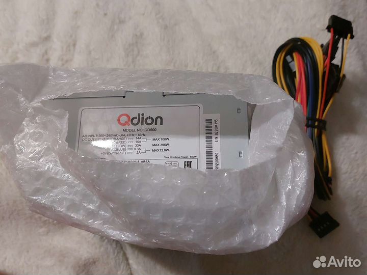 Блок питания 500 ватт новый