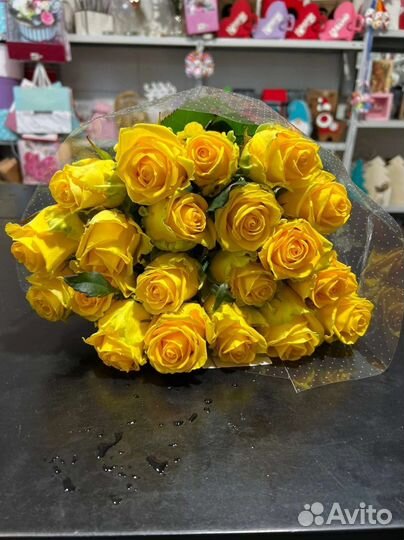 Цветы розы букет