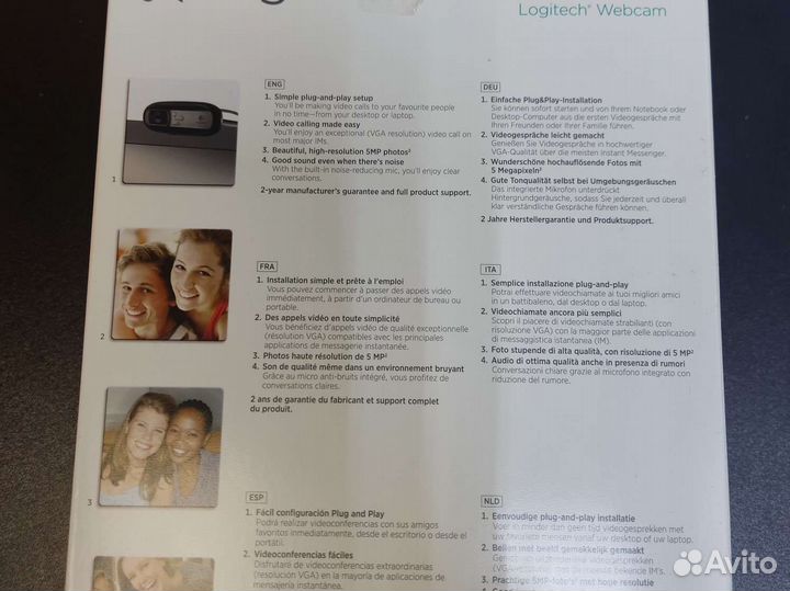 Веб-камера Logitech Webcam C170