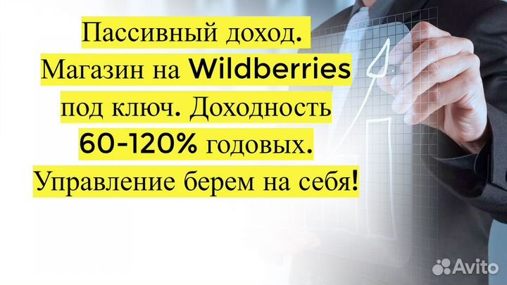 Готовый бизнес Wildberries под ключ, 110 годовых