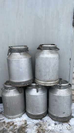 Фляги бидоны алюминиевые бу 40 л