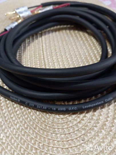 Акустический кабель пара по 2 метра