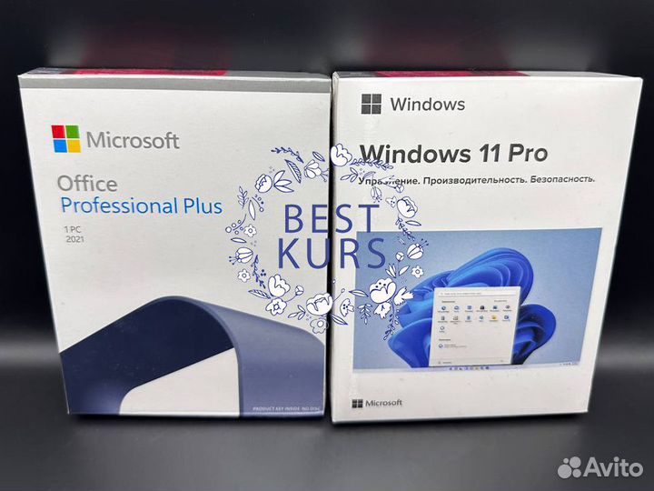 Windows 11 Pro BOX + Office 2021 Pro Plus BOX