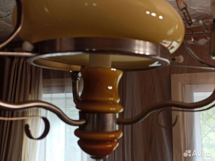 Винтажная лампа керосинка СССР люстра