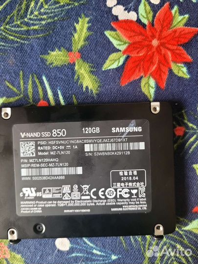 Ssd samsung 120 gb