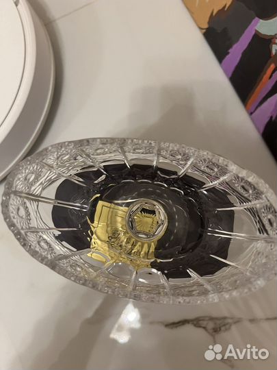 Конфетница на ножке хрусталь Lefard