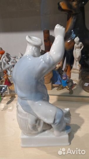 Статуэтка фарфоровая Повар и Кот