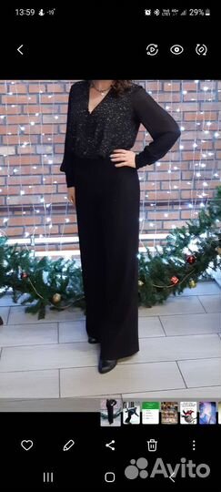 Новогодний комбинезон женский