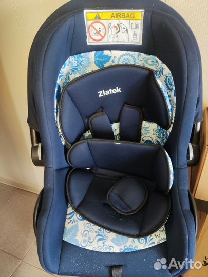 Автокресло детское автолюлька zlatek Colibri Lux