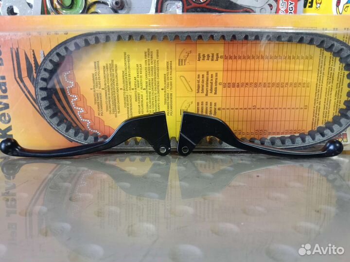 Рычаги сцепления и тормоза на мопед