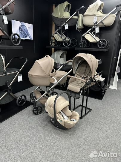 Коляска anex eli 2 в 1 и автолюлька cybex