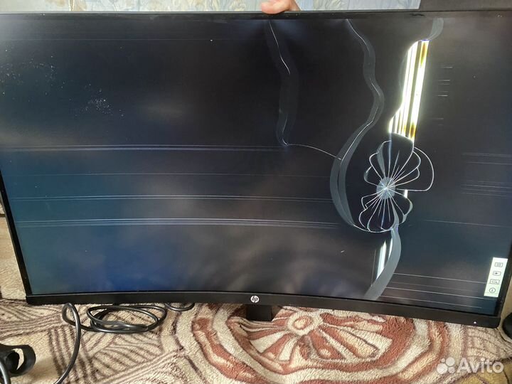 Манитор hp 27x curved gaming display