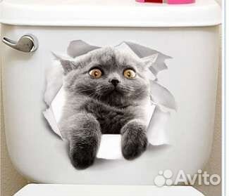 Интерьерная наклейка кот