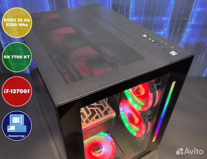 Системник игровой i7-RX7700XT-32DDR5-CNU924057-B760