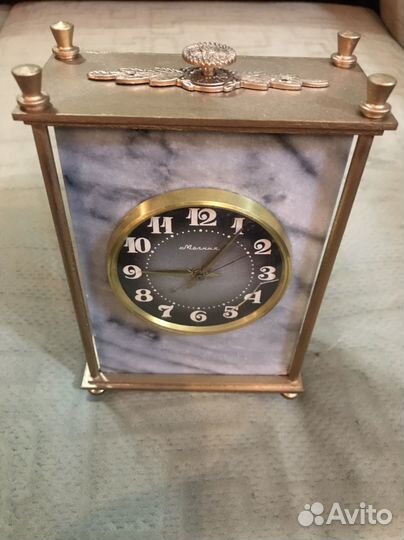 Часы настольные молния СССР