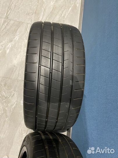 Диски с резиной разноширокие на mercedes r18