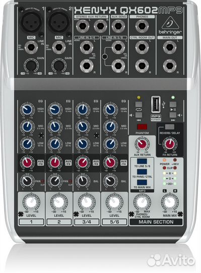 Микшерный пульт Behringer QX602MP3
