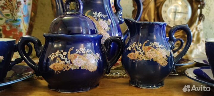 Сервиз кофейный кобальт