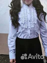 Красивая белая блузка 134