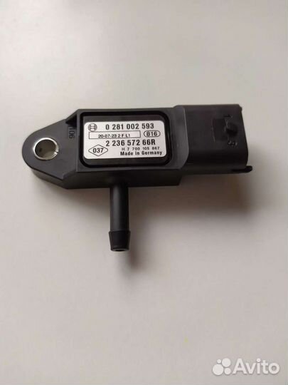 Датчик давления наддува bosch