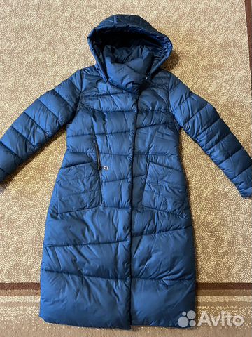 Пуховик женский длинный 44 46