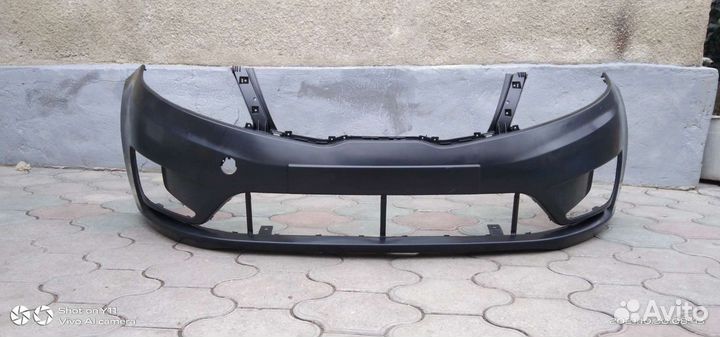Передний бампер на киа Рио 2011-2015г