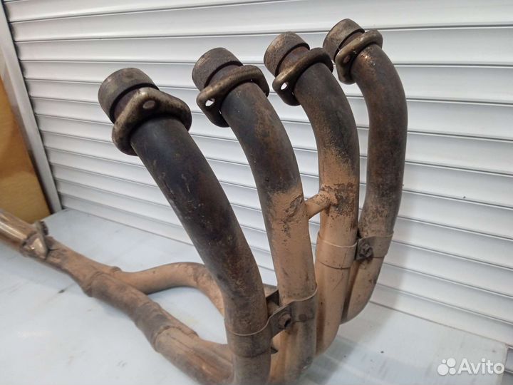 Suzuki GSX-R600/750 2004-2005. Выпускной коллектор