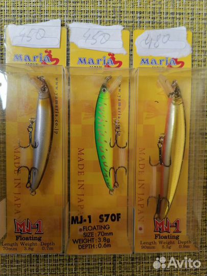 Японские и финские воблеры