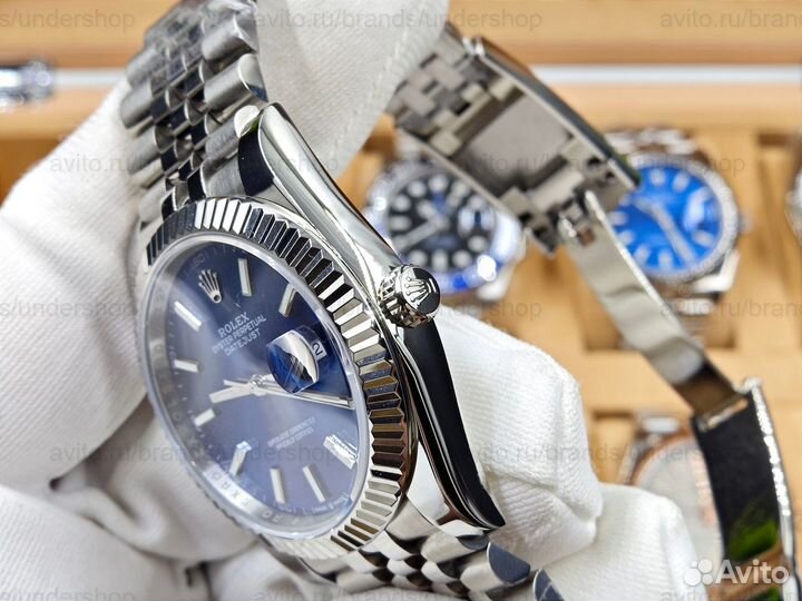 Rolex Datejust Blue 40mm Мужские механические часы