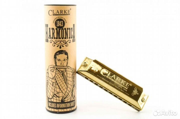 Губная гармошка Clarke Harmonica Victorian C