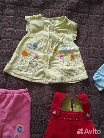 Детские вещи пакетом для девочек 80 86