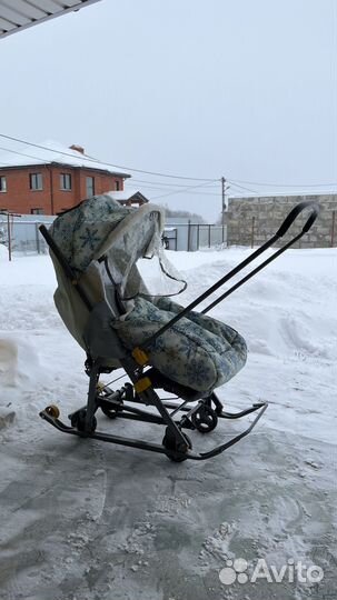 Санки-коляска Nika Умка 3-2