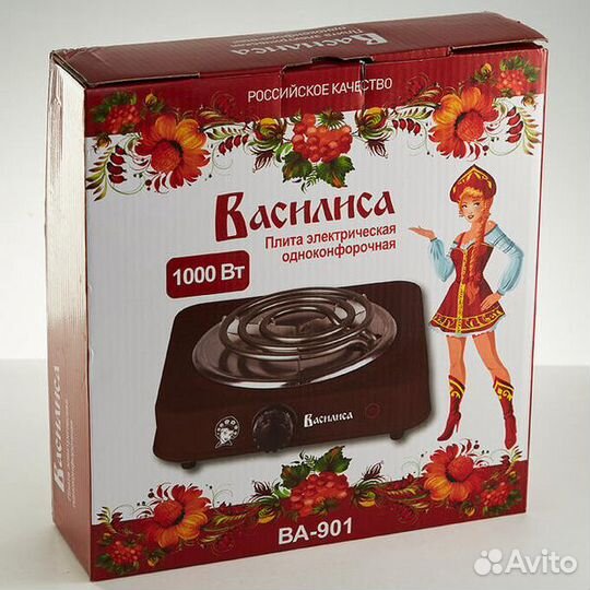 Электроплитка василиса ва-901, 54235