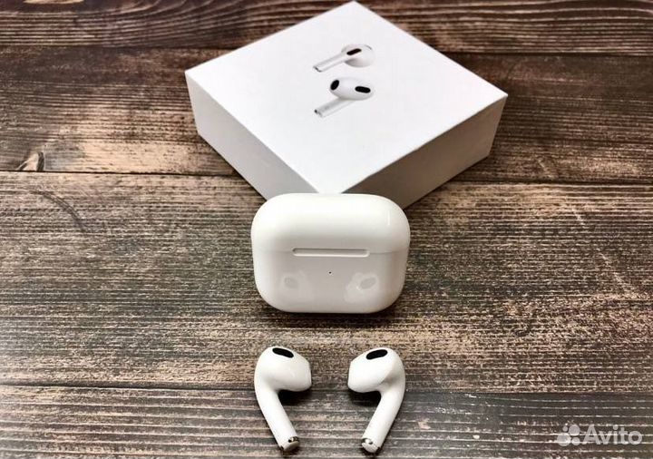 AirPods 3 Новые, Ростест, Бонус Чехол