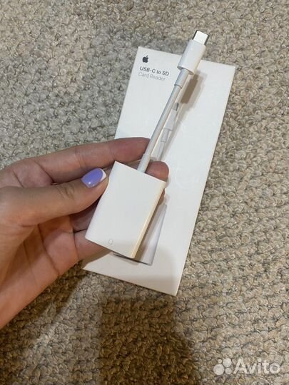 Адаптер переходник apple USB- to SD (оригинал)