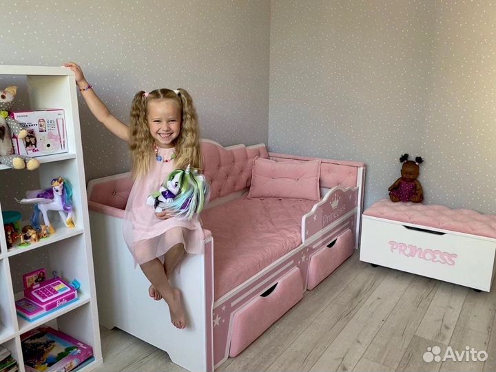 Детская кроватка фея с каретной стяжкой