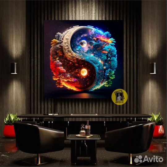 Интерьерная картина на холсте 