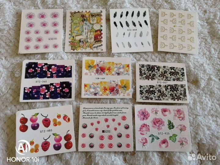 Набор слайдеров для дизайна ногтей