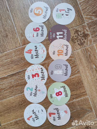 Карточки для фотосессии малыша много