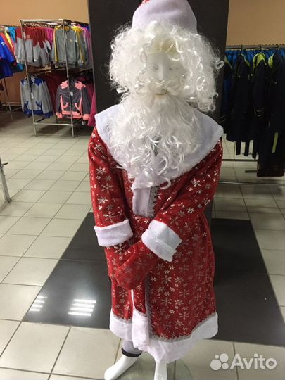 Костюм мороза детский (152-158)