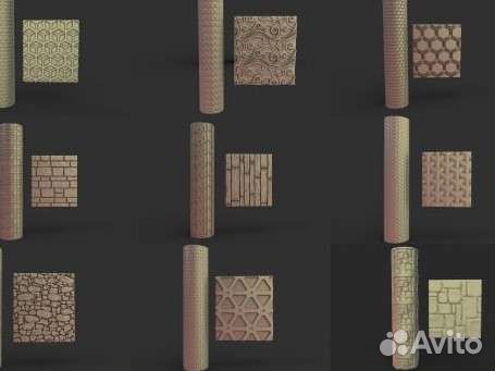 Ролик для создания текстуры. Textured rolling pin