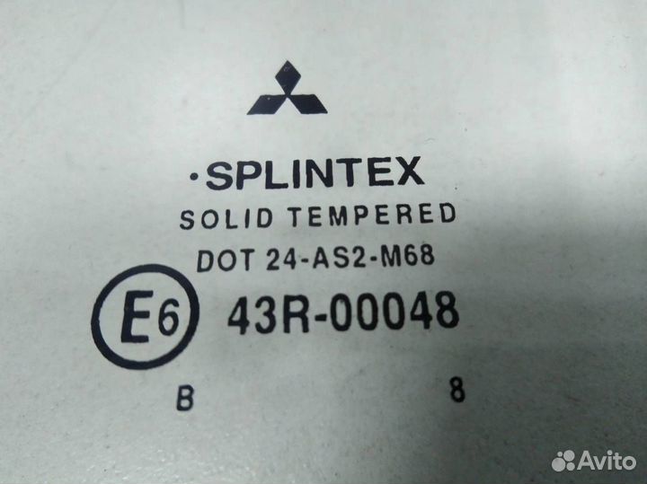 Стекло двери задней левой Mitsubishi Colt Z3 2003