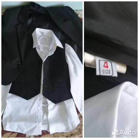 Рубашка для кадет. школы и вещи детские