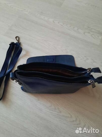 Сумка клатч натуральная кожа