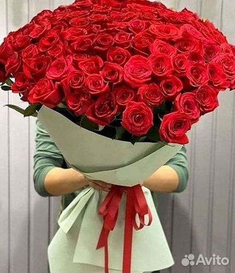 Букет роз 101 роза 51 роза