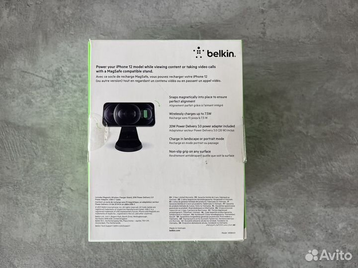 Беспроводная зарядная подставка Belkin MagSafe