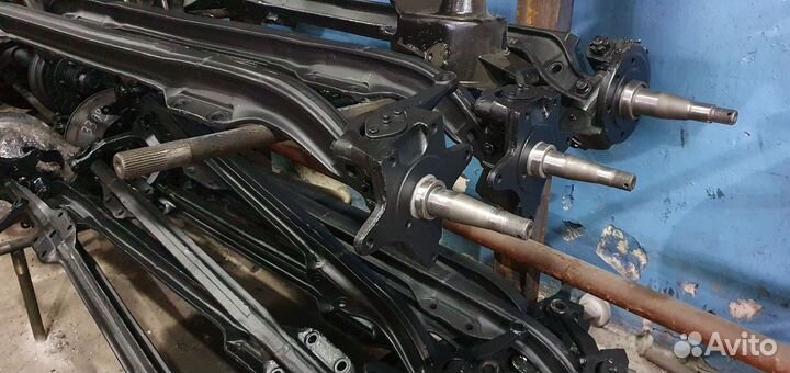 Балка передней оси Газель 3302 с кулаками в сборе