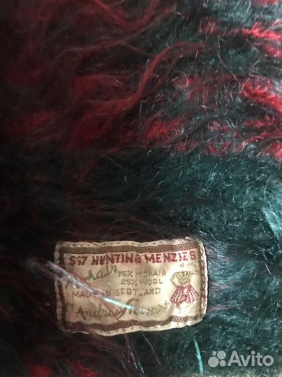 Шарф мохеровый шотландия